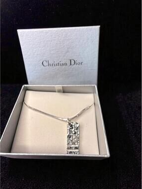 Christian Dior Vintage Trotter No. 2 Plate Necklace - Distressed in Original Box